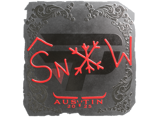 Sticker | snow | Austin 2025 | Foil