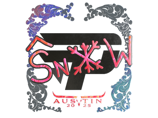 Sticker | snow | Austin 2025 | Holo