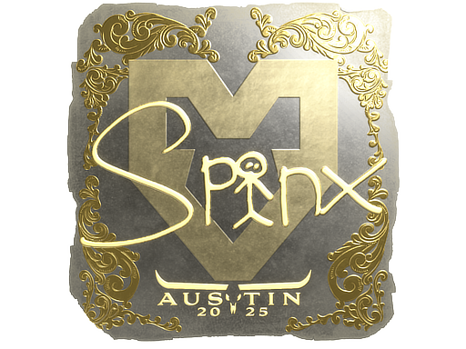 Sticker | Spinx | Austin 2025 | Gold
