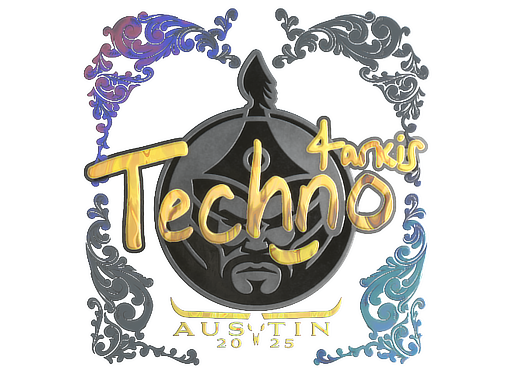 Sticker | Techno4K | Austin 2025 | Holo