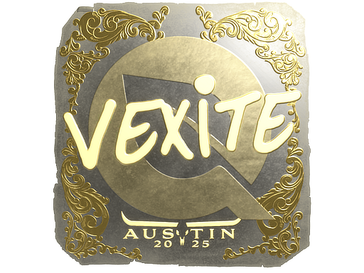 Sticker | vexite | Austin 2025 | Gold