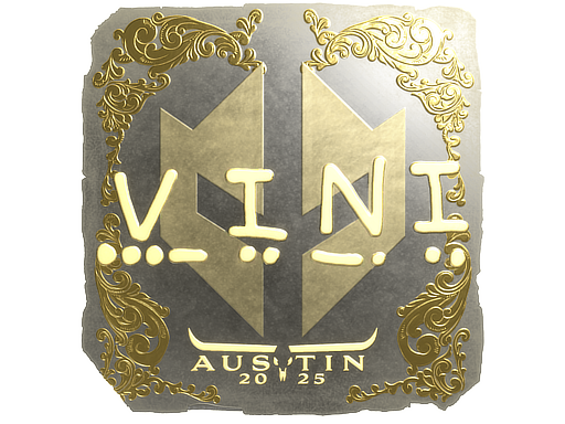 Sticker | VINI | Austin 2025 | Gold