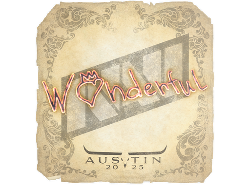 Sticker | w0nderful | Austin 2025 | Default