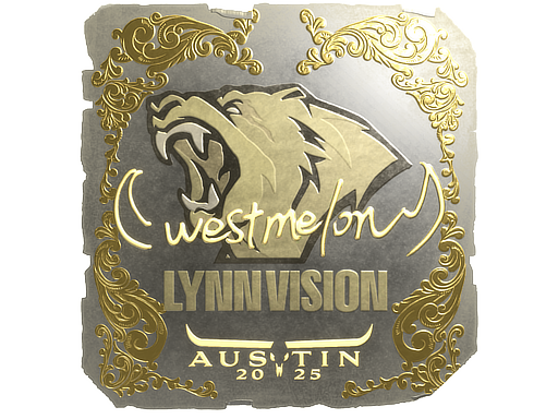 Sticker | westmelon | Austin 2025 | Gold
