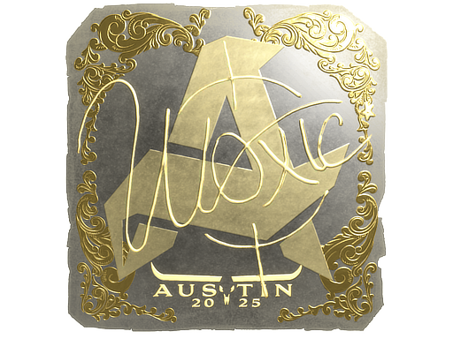 Sticker | woxic | Austin 2025 | Gold