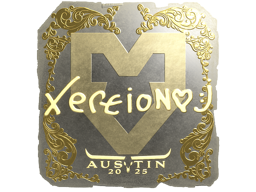 Sticker | xertioN | Austin 2025 | Gold
