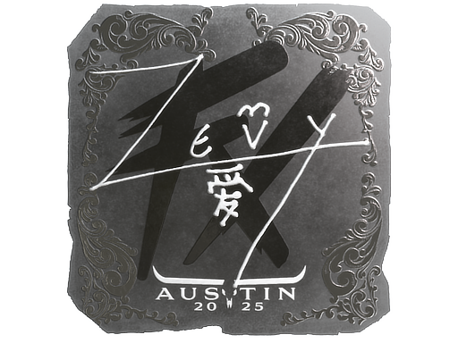 Sticker | zevy | Austin 2025 | Foil