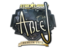 Sticker | ableJ | Berlin 2019 | Gold