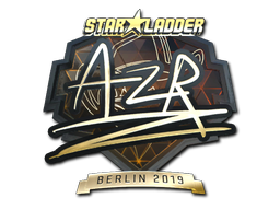Sticker | AZR | Berlin 2019 | Gold
