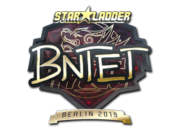 Sticker | BnTeT | Berlin 2019 | Gold