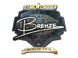 Sticker | Brehze | Berlin 2019 | Gold