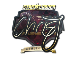 Sticker | chrisJ | Berlin 2019 | Gold