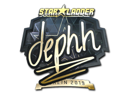 Sticker | dephh | Berlin 2019 | Gold