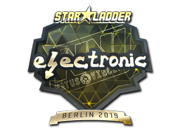 Sticker | electronic | Berlin 2019 | Gold