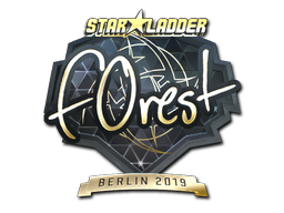 Sticker | f0rest | Berlin 2019 | Gold