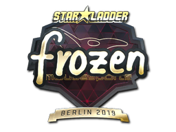 Sticker | frozen | Berlin 2019 | Gold
