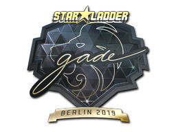 Sticker | gade | Berlin 2019 | Gold