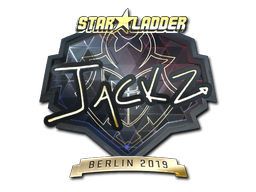 Sticker | JaCkz | Berlin 2019 | Gold