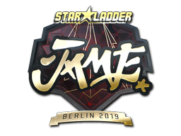 Sticker | Jame | Berlin 2019 | Gold