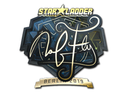 Sticker | NAF | Berlin 2019 | Gold