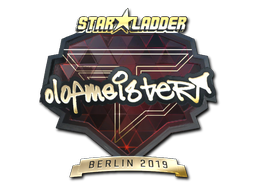Sticker | olofmeister | Berlin 2019 | Gold