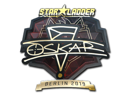 Sticker | oskar | Berlin 2019 | Gold