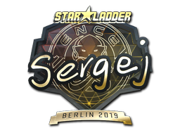 Sticker | sergej | Berlin 2019 | Gold