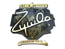 Sticker | ZywOo | Berlin 2019 | Gold