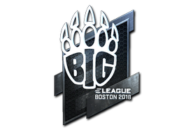 Sticker | BIG | Boston 2018 | Foil