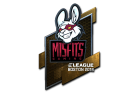 Sticker | Misfits Gaming | Boston 2018 | Foil