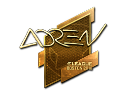 Sticker | AdreN | Boston 2018 | Gold