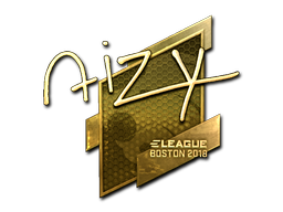 Sticker | aizy | Boston 2018 | Gold