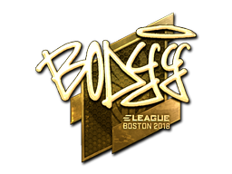 Sticker | bodyy | Boston 2018 | Gold