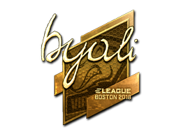 Sticker | byali | Boston 2018 | Gold
