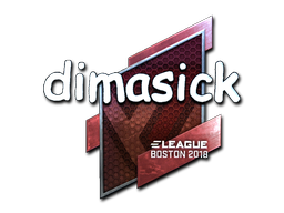 Sticker | dimasick | Boston 2018 | Foil
