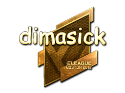 Sticker | dimasick | Boston 2018 | Gold