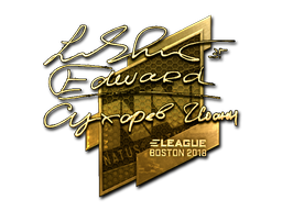 Sticker | Edward | Boston 2018 | Gold
