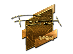 Sticker | fitch | Boston 2018 | Gold