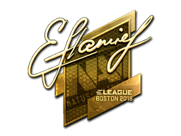 Sticker | flamie | Boston 2018 | Gold