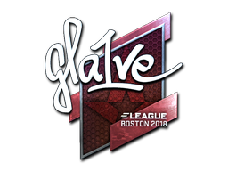Sticker | gla1ve | Boston 2018 | Foil