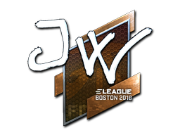 Sticker | JW | Boston 2018 | Foil