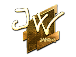 Sticker | JW | Boston 2018 | Gold