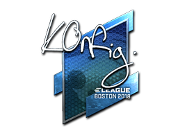 Sticker | k0nfig | Boston 2018 | Foil