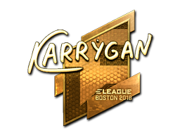 Sticker | karrigan | Boston 2018 | Gold