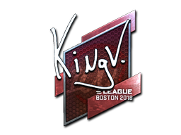 Sticker | kNgV- | Boston 2018 | Foil