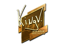 Sticker | kNgV- | Boston 2018 | Gold