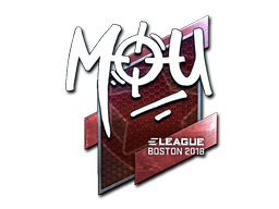 Sticker | mou | Boston 2018 | Foil