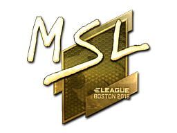 Sticker | MSL | Boston 2018 | Gold