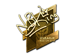 Sticker | NBK- | Boston 2018 | Gold