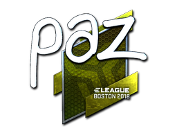 Sticker | paz | Boston 2018 | Foil